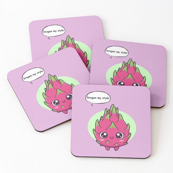 Item preview, Cute Dragon Fruit Pun Sticker – Dragon My Style Funny Kawaii Pitaya Cartoon designed and sold by RositaArtStudio.