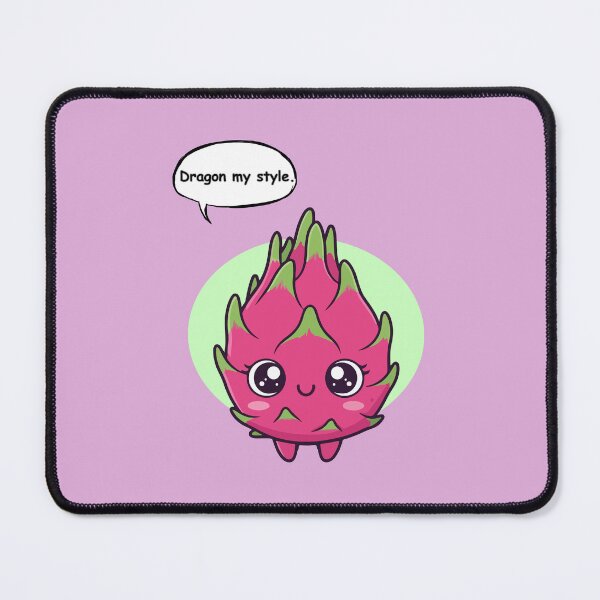 Item preview, Cute Dragon Fruit Pun Sticker – Dragon My Style Funny Kawaii Pitaya Cartoon designed and sold by RositaArtStudio.