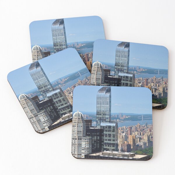 Item preview, Manhattan, NYC, view of skyscrapers from above, Original photography designed and sold by studio838.