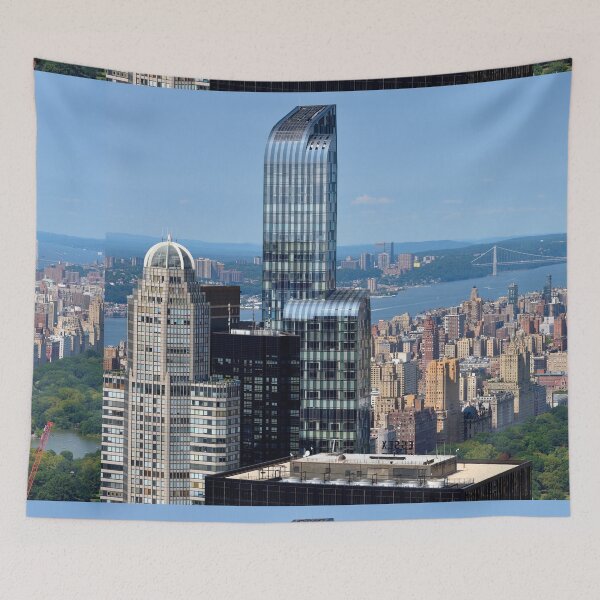 Item preview, Manhattan, NYC, view of skyscrapers from above, Original photography designed and sold by studio838.