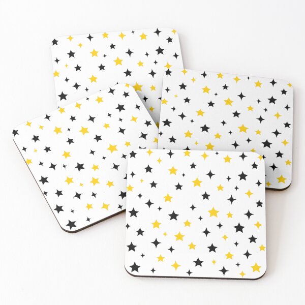 Item preview, Black and Yellow Stars designed and sold by Art for Every Person.
