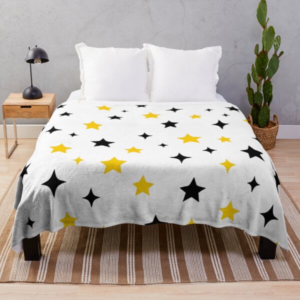 Item preview, Black and Yellow Stars designed and sold by Art for Every Person.