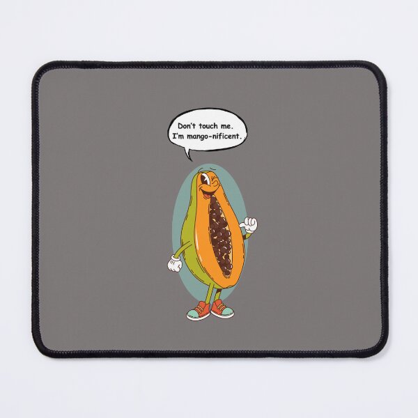 Item preview, Cute Mango Pun Sticker – Mango-nificent Funny Tropical Fruit Cartoon designed and sold by RositaArtStudio.