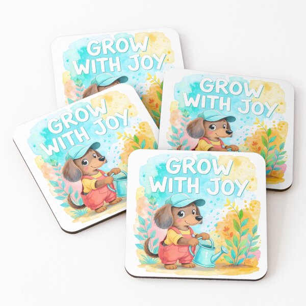 Item preview, Dachshund Puppy Grow with joy designed and sold by Kedspicedesign.