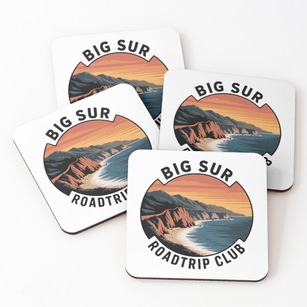 Item preview, Big Sur Roadtrip Club – Vintage California Coast Travel Sticker designed and sold by pod24.