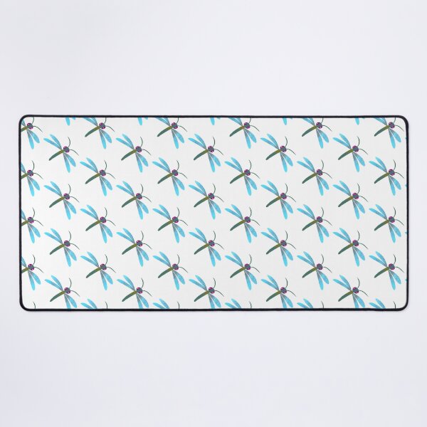 Item preview, Whimsical Blue Dragonfly - Cute Iridescent Insect Illustration designed and sold by TheArtOfTreble.