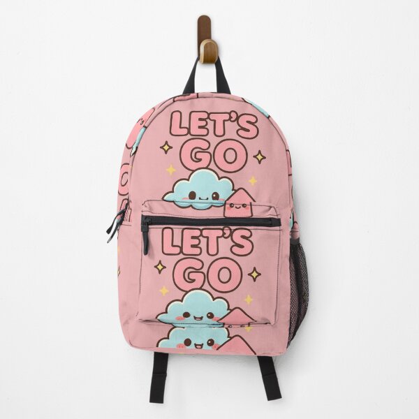 Item preview, Cute Kawaii “Let’s Go!” Cloud & Arrow – Adorable Motivational Design designed and sold by inkstablestudio.