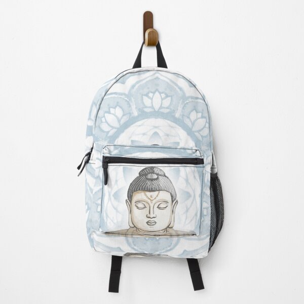 Item preview, Buddha Padma Watercolor - Fawn Slate Dove - Sky Halo designed and sold by Irene Estelle.
