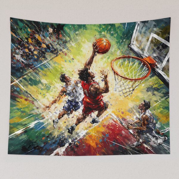 Item preview, Basketball Dunk in Action designed and sold by cuprum.