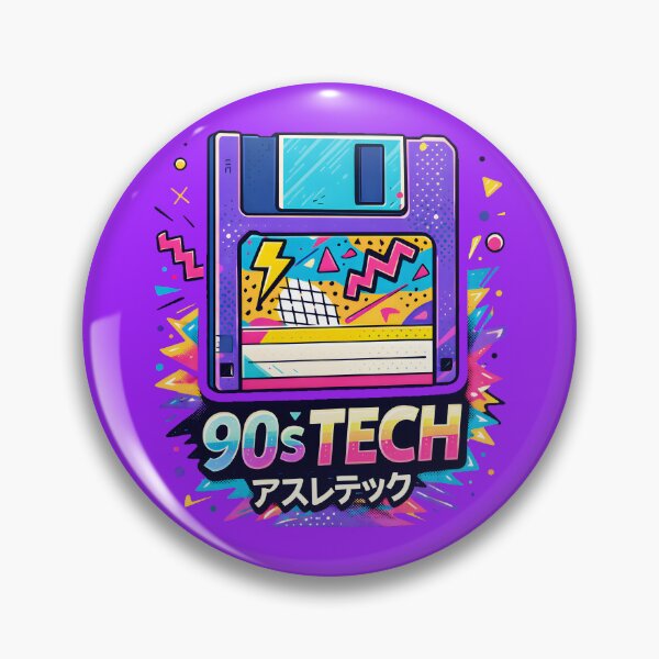 Item preview, 90s Tech Retro Floppy Disk Memphis Style Vaporwave Aesthetic designed and sold by DraftAndDoneArt.