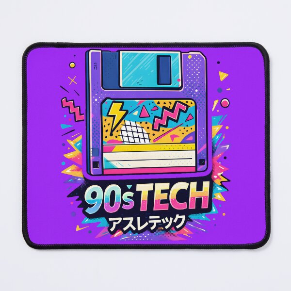 Item preview, 90s Tech Retro Floppy Disk Memphis Style Vaporwave Aesthetic designed and sold by DraftAndDoneArt.