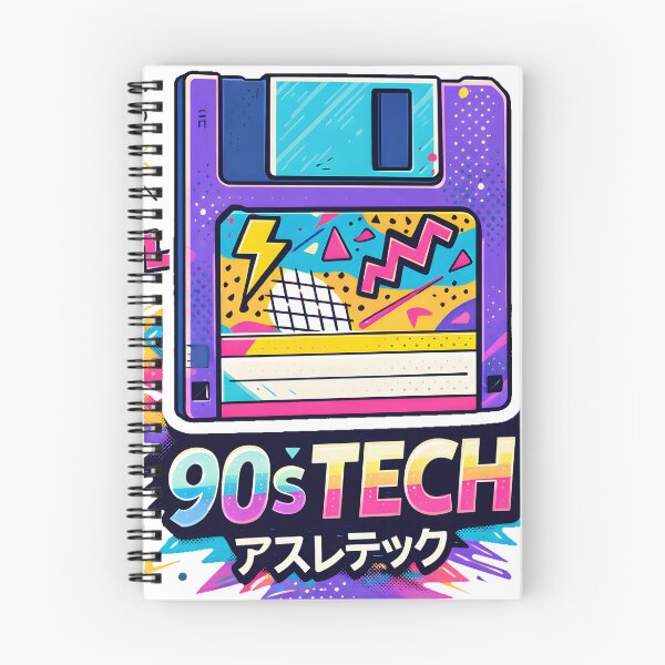 Item preview, 90s Tech Retro Floppy Disk Memphis Style Vaporwave Aesthetic designed and sold by DraftAndDoneArt.