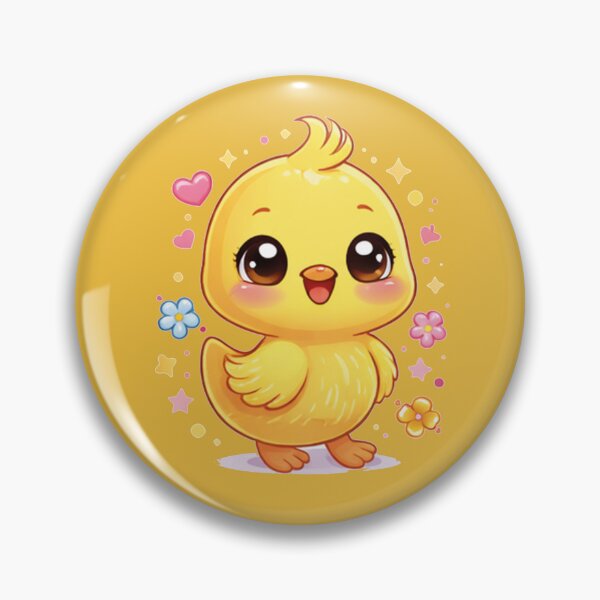 Item preview, Smiling Kawaii Chick – Cute Happy Baby Chicken Design designed and sold by MerlinWear.