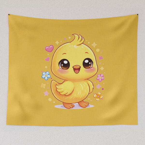 Item preview, Smiling Kawaii Chick – Cute Happy Baby Chicken Design designed and sold by MerlinWear.