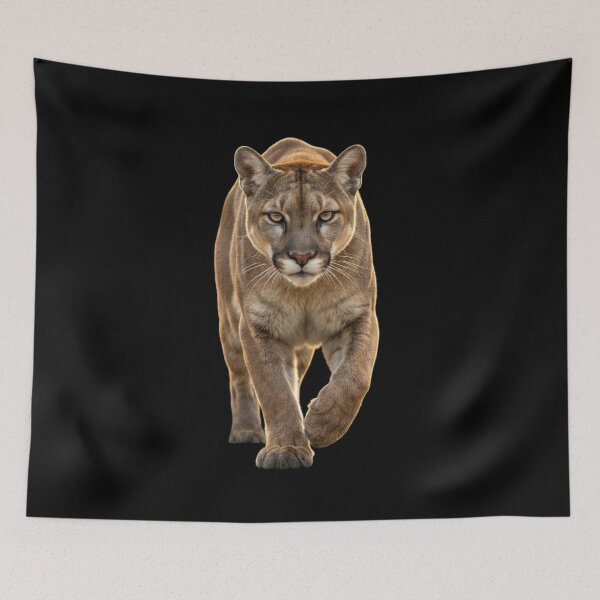 Item preview, Mountain Lion Stalking Portrait — Wild Cat Predator Gift designed and sold by Zippy Creation.