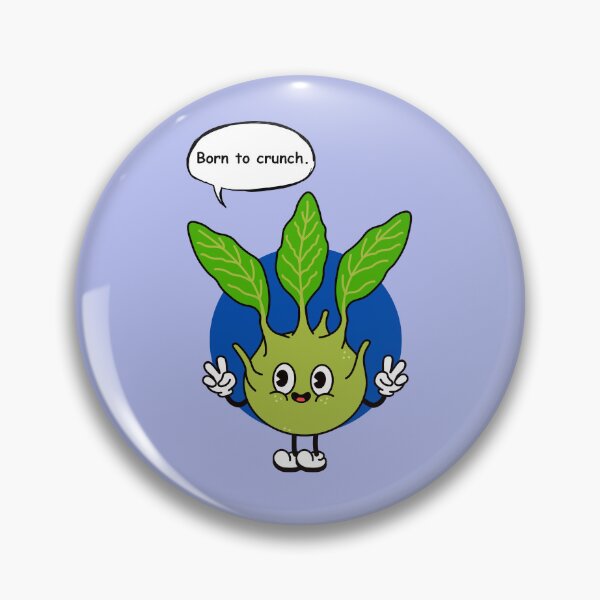 Item preview, Cute Celery Pun Sticker – Born to Crunch Funny Vegetable Cartoon designed and sold by RositaArtStudio.