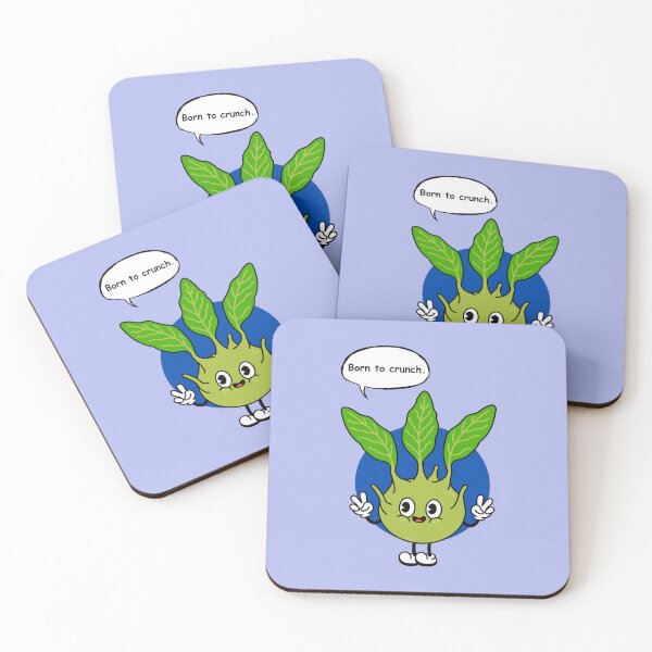 Item preview, Cute Celery Pun Sticker – Born to Crunch Funny Vegetable Cartoon designed and sold by RositaArtStudio.