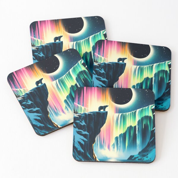 Item preview, Aurora Borealis and Bear, Ai Generated Art   designed and sold by ACC .