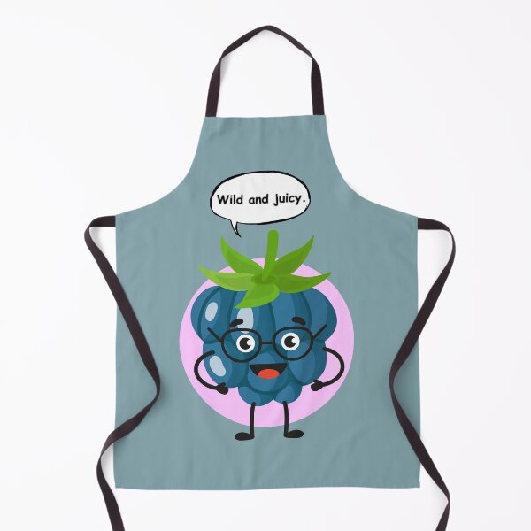 Item preview, Cute Blueberry Pun Sticker – Wild and Juicy Funny Berry Cartoon designed and sold by RositaArtStudio.