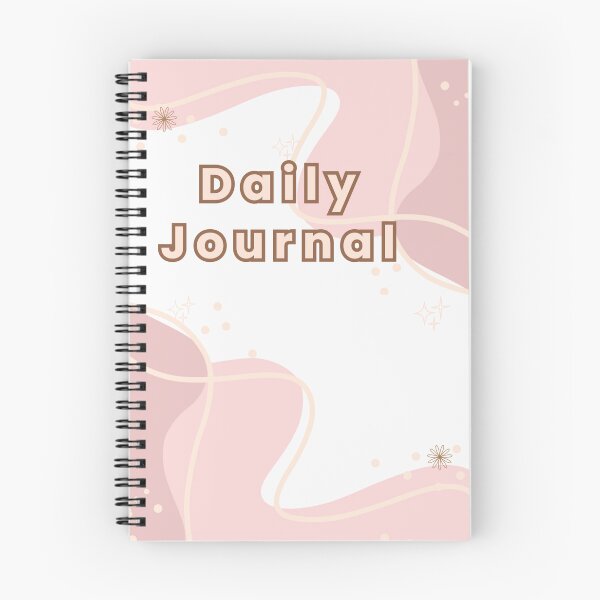 Item preview, Aesthetic Pink Abstract Manifestation journals designed and sold by Dharaamagnetiix.