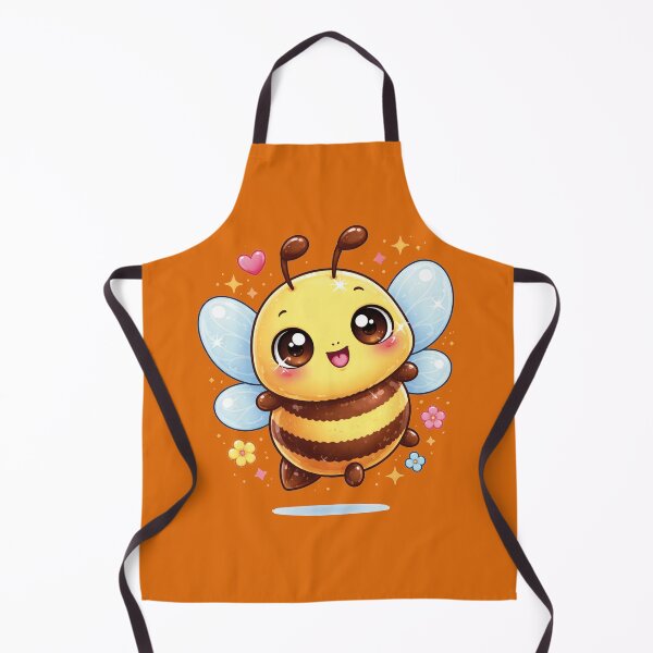 Item preview, Smiling Kawaii Bee – Cute Happy Honey Bee Design designed and sold by MerlinWear.