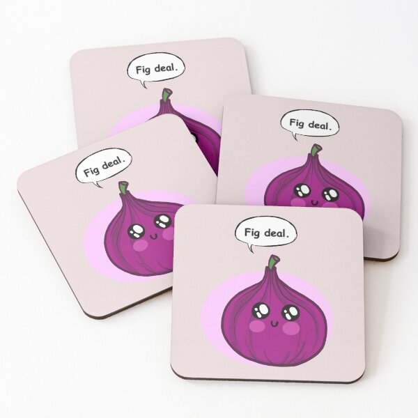 Item preview, Cute Fig Pun Sticker – Funny Fruit Character Fig Deal designed and sold by RositaArtStudio.