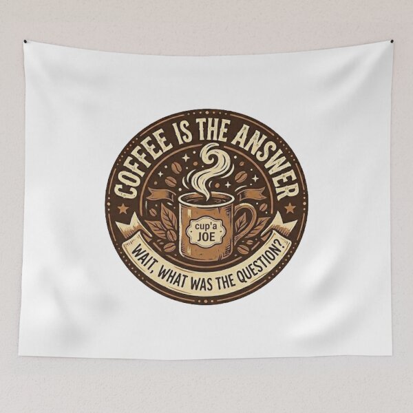 Item preview, Coffee is the Answer designed and sold by Old Man Athletics.