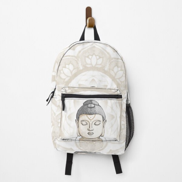 Item preview, Buddha Padma Watercolor - Fawn Slate Snow - Dove Halo designed and sold by Irene Estelle.