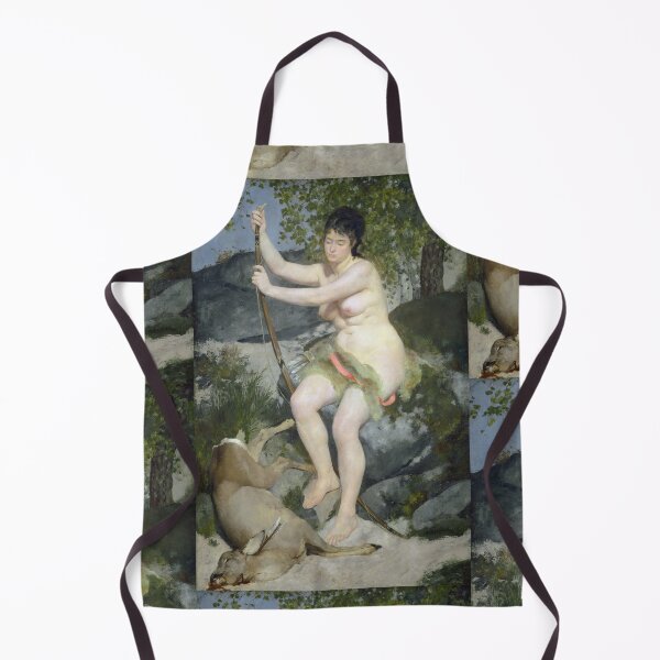 Item preview, Diana by Pierre-Auguste Renoir: Mythic Nude Huntress Fine Art Poster designed and sold by artofuniverse.