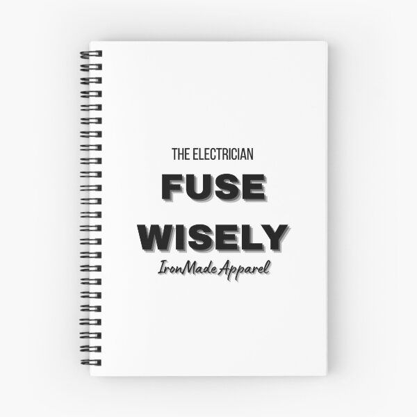 Item preview, Fuse Wisely Electrician T-Shirt – Funny Electrical Humor Tee for Electricians, Linemen & Skilled Trades Pros designed and sold by IronMade Apparel.