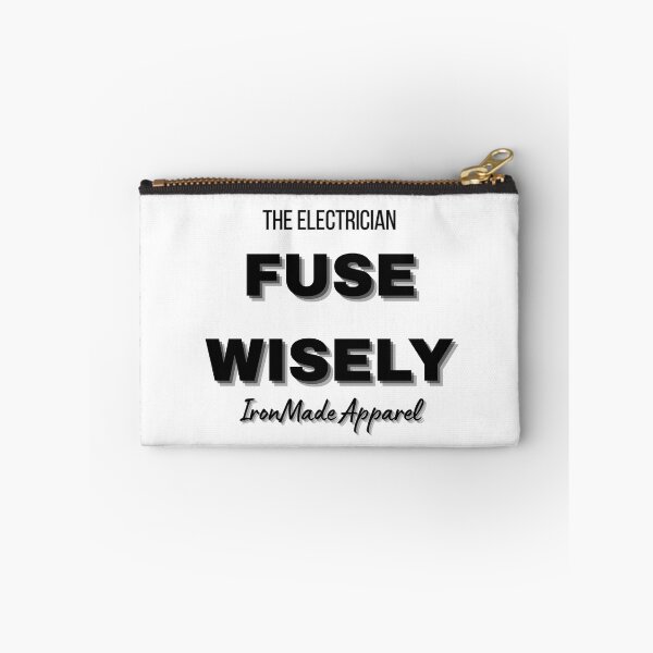Item preview, Fuse Wisely Electrician T-Shirt – Funny Electrical Humor Tee for Electricians, Linemen & Skilled Trades Pros designed and sold by IronMade Apparel.