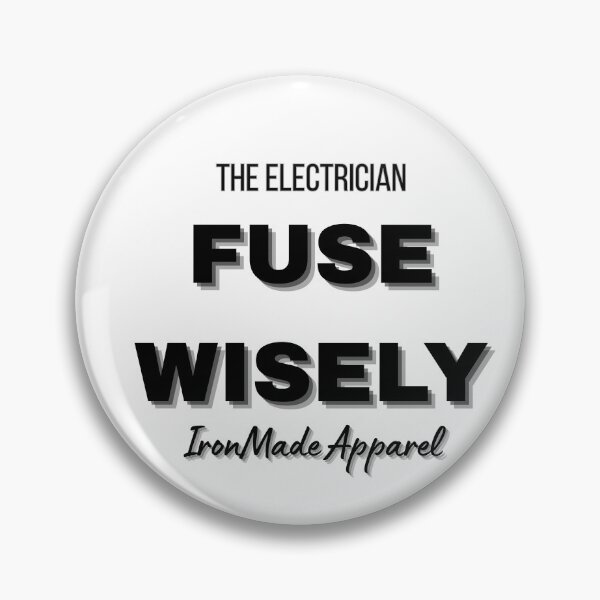 Item preview, Fuse Wisely Electrician T-Shirt – Funny Electrical Humor Tee for Electricians, Linemen & Skilled Trades Pros designed and sold by IronMade Apparel.