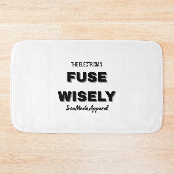 Item preview, Fuse Wisely Electrician T-Shirt – Funny Electrical Humor Tee for Electricians, Linemen & Skilled Trades Pros designed and sold by IronMade Apparel.