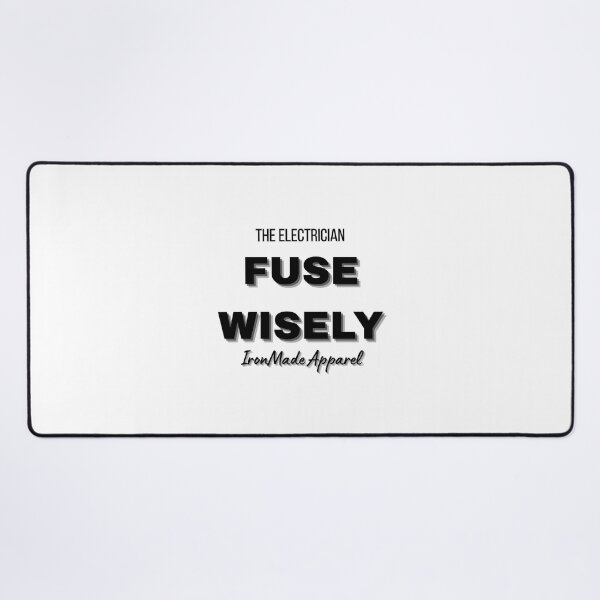 Item preview, Fuse Wisely Electrician T-Shirt – Funny Electrical Humor Tee for Electricians, Linemen & Skilled Trades Pros designed and sold by IronMade Apparel.