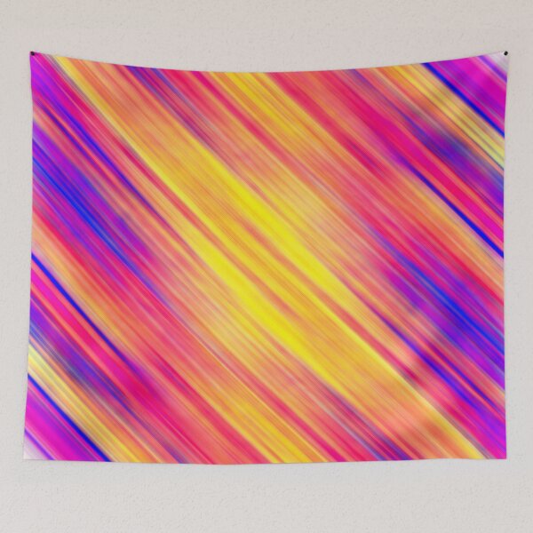 Item preview, Dynamic Neon Light Streaks Diagonal Rainbow Glow designed and sold by Patternair.