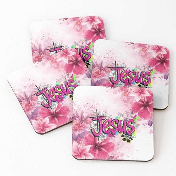 Item preview, Jesus: The Flower of My Soul | Devotional Art Pink Flowers designed and sold by keythxctrs.