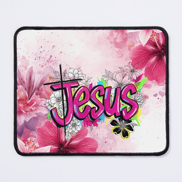 Item preview, Jesus: The Flower of My Soul | Devotional Art Pink Flowers designed and sold by keythxctrs.