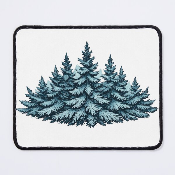 Item preview, Blue Gray Exhaling Spruces designed and sold by scicilysimonee.
