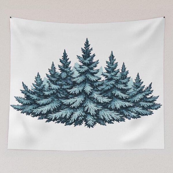 Item preview, Blue Gray Exhaling Spruces designed and sold by scicilysimonee.