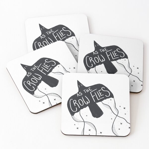 Item preview, As the Crow Flies (Black) designed and sold by Nothing But Tea.