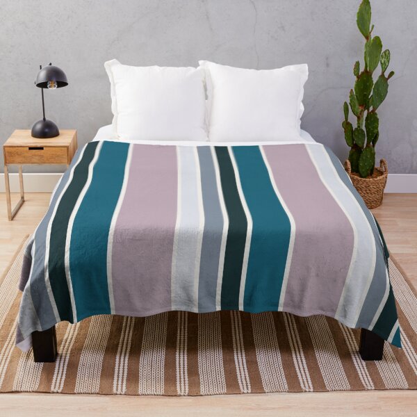 Item preview, Stripe Pattern | Grey & Cyan designed and sold by ApricityPhrases.
