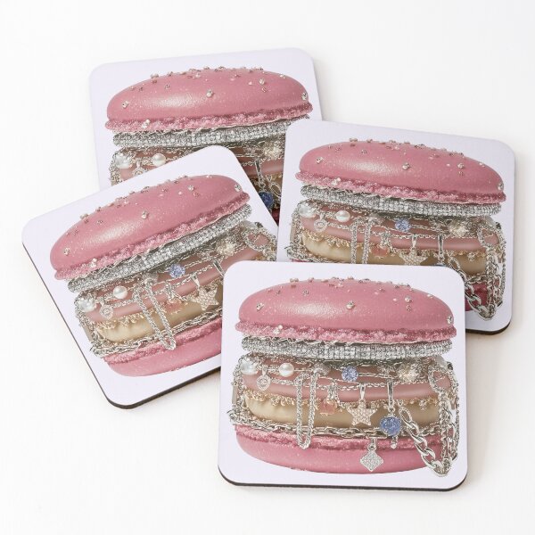 Item preview, Pink Macaron Jewelry Glam Dessert designed and sold by Lala and Jull.