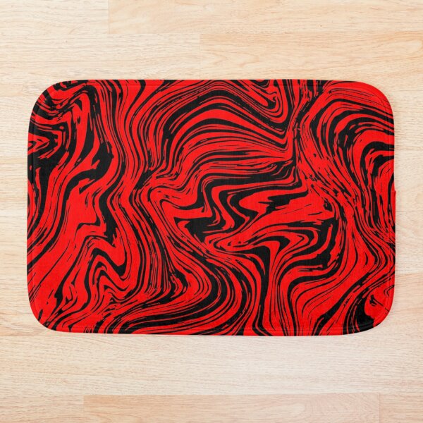 Item preview, Dark Crimson and Black Liquid Marble Swirl Texture designed and sold by Patternair.