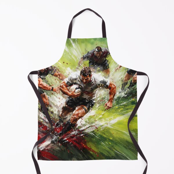 Item preview, Rugby Players Charging Forward designed and sold by cuprum.