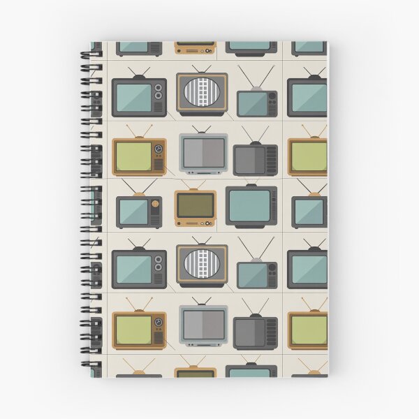 Item preview, Retro Vintage TV Seamless Pattern | Classic Televisions Test Screens Beige designed and sold by Midnight Veil Designs.