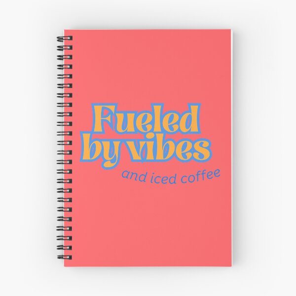 Item preview, Fueled by Vibes and Iced Coffee – Cute Aesthetic Coffee Lover Quote designed and sold by TheStephanieRome.