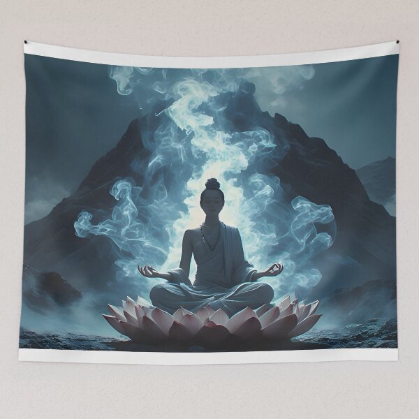 Item preview, Spiritual Meditation — Mystical Energetic Aura designed and sold by Schoenenwald - Illustrations Uniques et Originales.