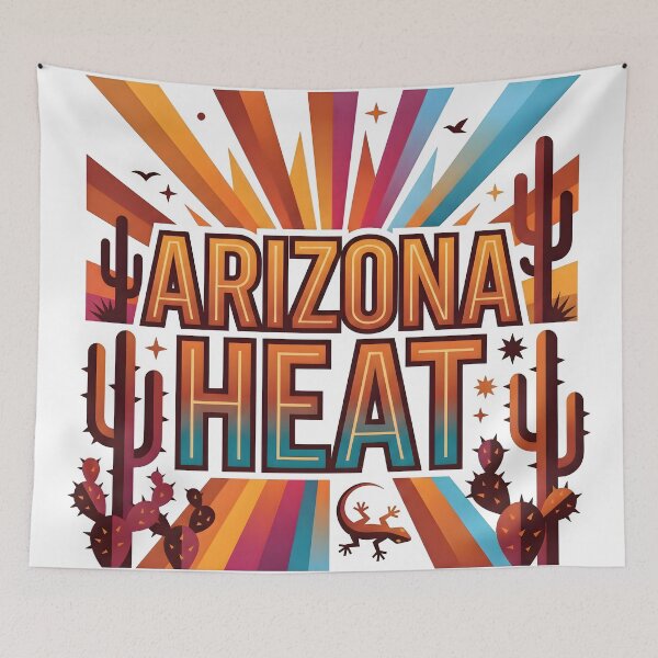 Item preview, arizona, arizona heat, arizona summer, arizona sunset, heat waves designed and sold by TrueArtVibes.