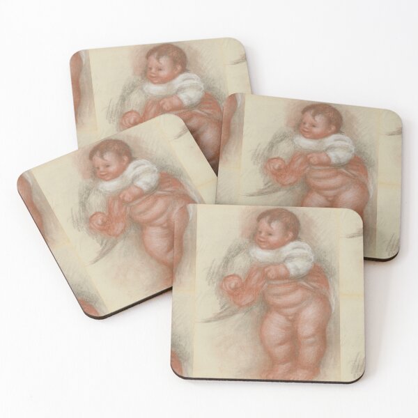 Item preview, Enfant Nu Debout by Pierre-Auguste Renoir: Impressionist Nursery Art Poster designed and sold by artofuniverse.