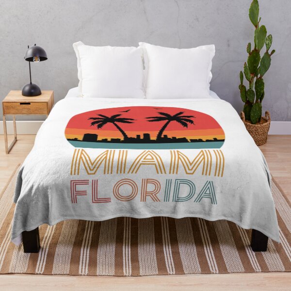 Item preview, Colorful Vintage Miami Florida City sunset designed and sold by mizam.